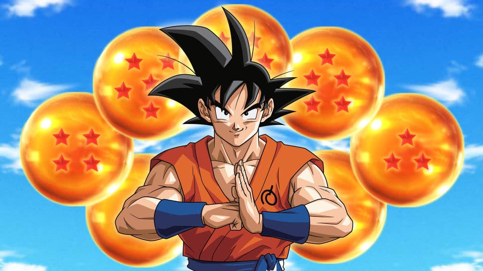 digital poster of the Japanese animation Dragon Ball
