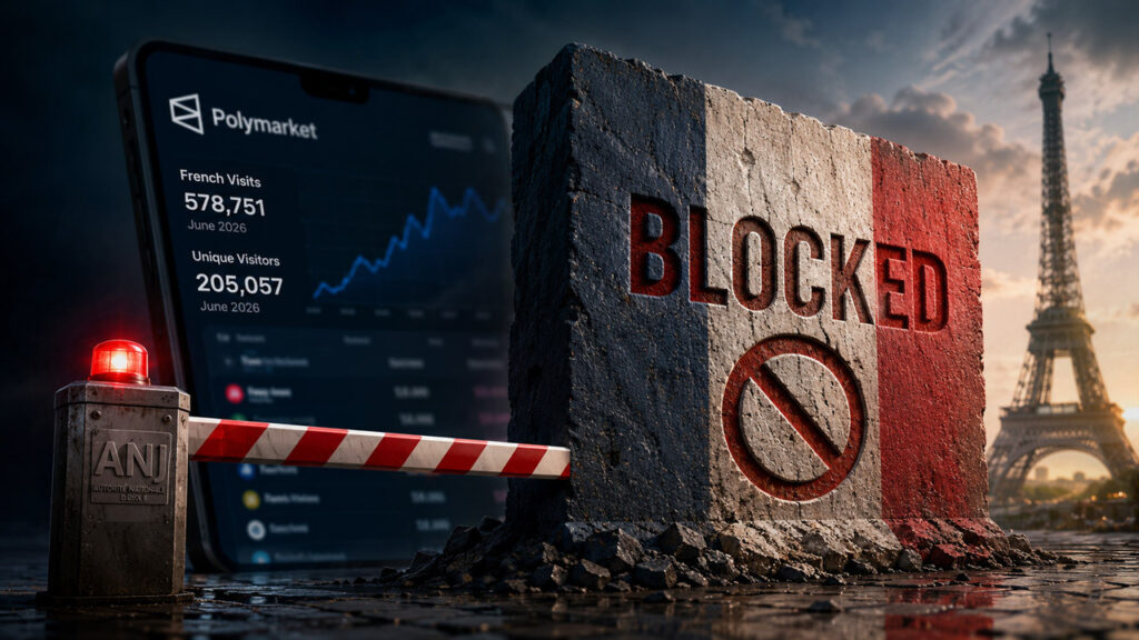 France blocked Polymarket after its transaction controls failed to stop 578,751 new French visitors France blocked Polymarket after its transaction controls failed to stop 578,751 new French visitors