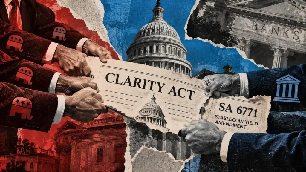 CLARITY Act needs 11 more Senate votes, but 4 of the 49 it already has want the bill changed CLARITY Act needs 11 more Senate votes, but 4 of the 49 it already has want the bill changed