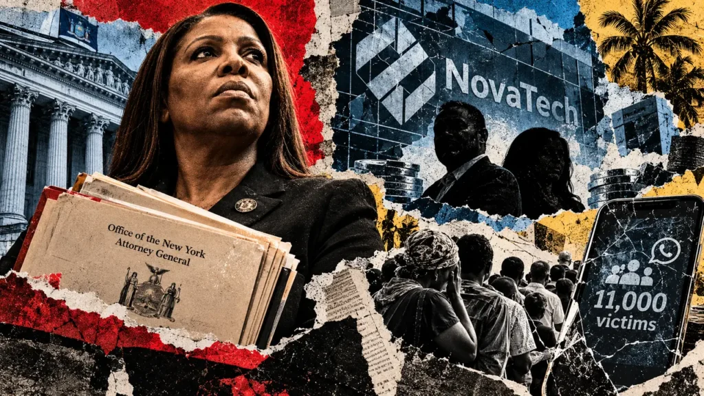 New York demands $1.3B from NovaTech and 11,000 victims face delay New York demands $1.3B from NovaTech and 11,000 victims face delay